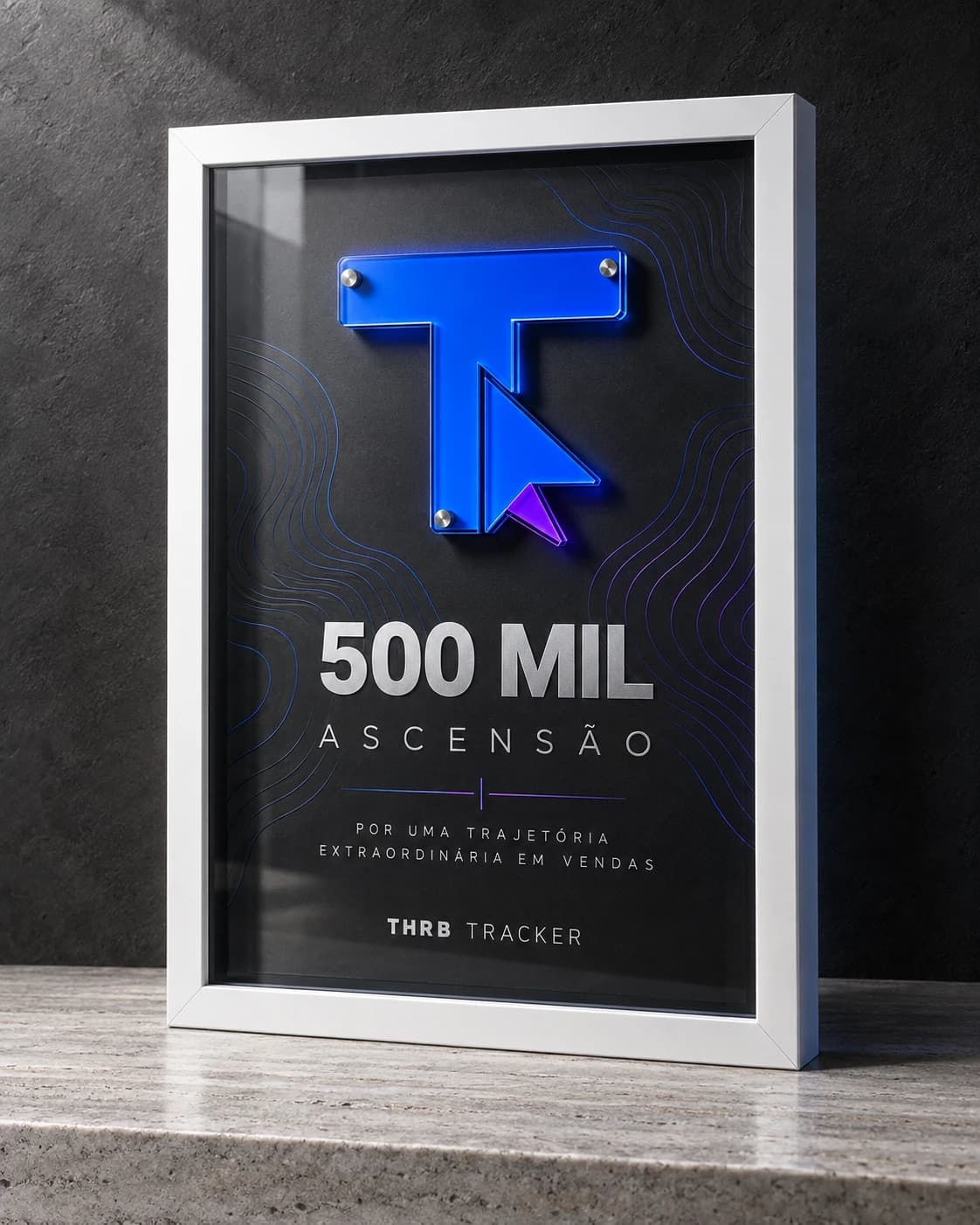 Placa THRB Ascensão de 500 mil em vendas